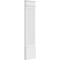 Ekena Millwork Fluted PVC Pilaster w/Decorative Capital & Base, 12"W x 48"H x 2"P PILP12X048FL02-2 - alternate 2